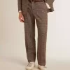 Pantalones de hombre con estampado de pata de gallo Pantalones de hombre con estampado de pata de gallo
