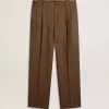Pantalones de hombre en pata de gallo tricolor Pantalones de hombre en pata de gallo tricolor