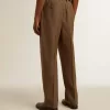 Pantalones de hombre en pata de gallo tricolor Pantalones de hombre en pata de gallo tricolor