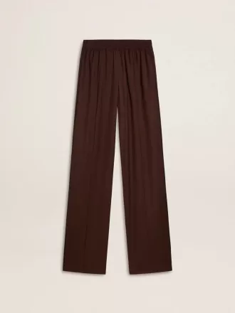 Pantalones de jogging marrones para mujer