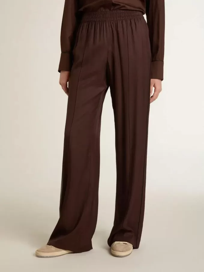 Pantalones de jogging marrones para mujer Pantalones de jogging marrones para mujer
