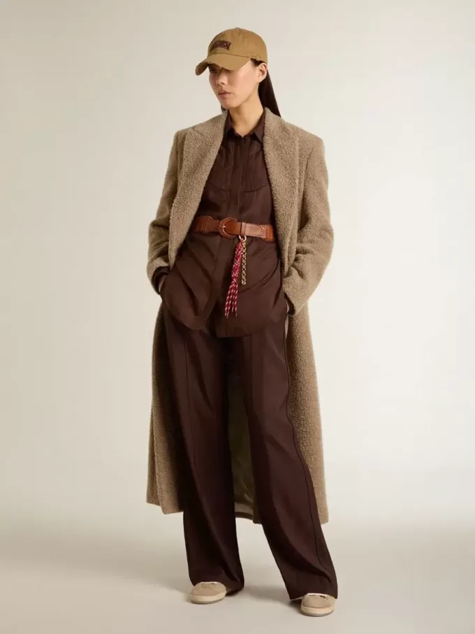 Pantalones de jogging marrones para mujer Pantalones de jogging marrones para mujer
