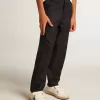 Pantalones de niño de lana azul oscuro