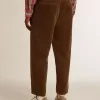 Pantalones de pana verde oliva oscuro para hombre Pantalones de pana verde oliva oscuro para hombre