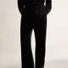 Pantalones de terciopelo negro para hombre Pantalones de terciopelo negro para hombre