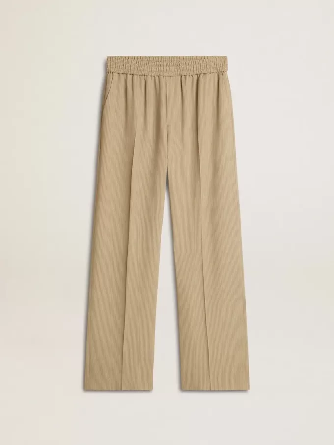 Pantalones joggers para mujer en color travertino Pantalones joggers para mujer en color travertino