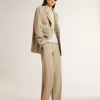 Pantalones joggers para mujer en color travertino Pantalones joggers para mujer en color travertino