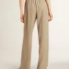 Pantalones joggers para mujer en color travertino Pantalones joggers para mujer en color travertino