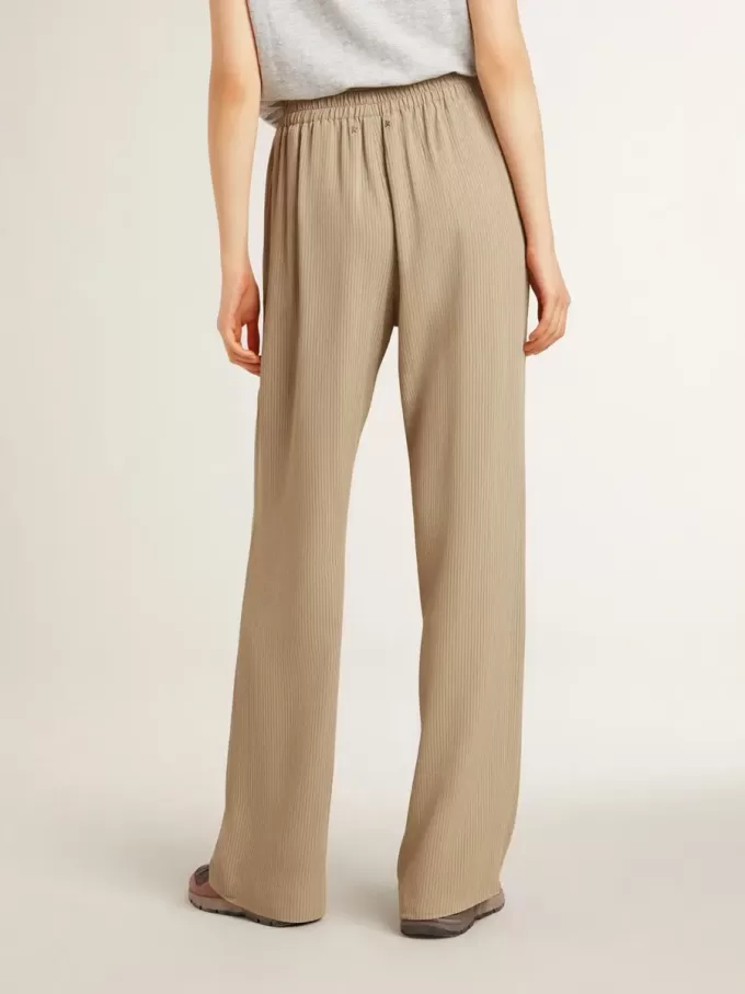 Pantalones joggers para mujer en color travertino Pantalones joggers para mujer en color travertino