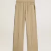 Pantalones joggers para mujer en color travertino Pantalones joggers para mujer en color travertino