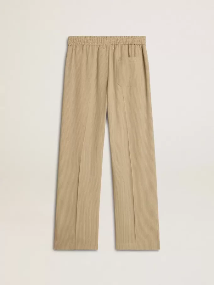 Pantalones joggers para mujer en color travertino Pantalones joggers para mujer en color travertino