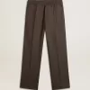 Pantalones suaves para hombre en lana gris antracita Pantalones suaves para hombre en lana gris antracita