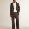 Pantalones suaves para hombre en lana gris antracita Pantalones suaves para hombre en lana gris antracita