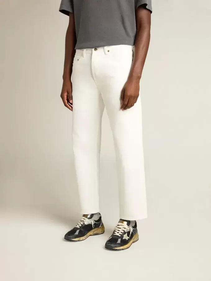 Pantalones vaqueros blancos para hombre Pantalones vaqueros blancos para hombre