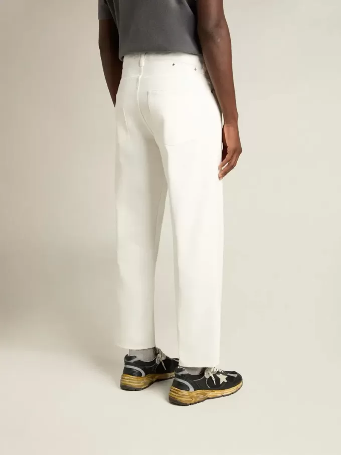 Pantalones vaqueros blancos para hombre Pantalones vaqueros blancos para hombre