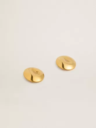 Pendientes circulares dorados Pendientes circulares dorados