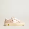 Pink May Teen con estrella de cuero blanco Pink May Teen con estrella de cuero blanco