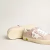 Pink May Teen con estrella de cuero blanco Pink May Teen con estrella de cuero blanco
