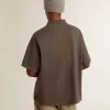 Polo de algodón para hombre en gris antracita con bordado Polo de algodón para hombre en gris antracita con bordado
