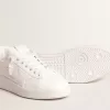 Purestar con estrella blanca de origen biológico y lengüeta del talón de cuero verde mate