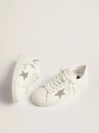 Purestar para mujer en piel blanca con estrella de cristal Swarovski plateado