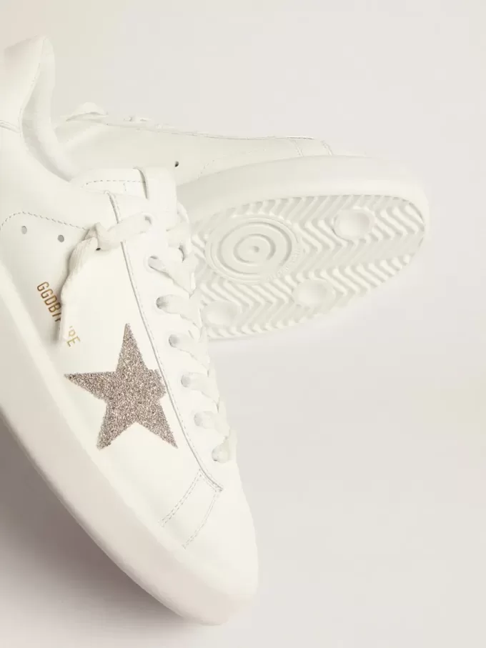 Purestar para mujer en piel blanca con estrella de cristal Swarovski plateado Purestar para mujer en piel blanca con estrella de cristal Swarovski plateado