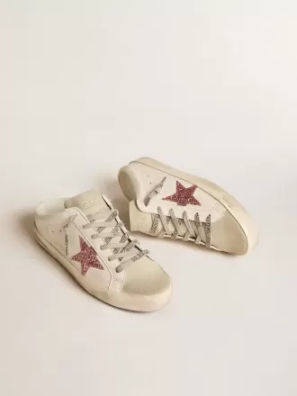 Sabot Super-Star de origen biológico con estrella rosa brillante y puntera de ante