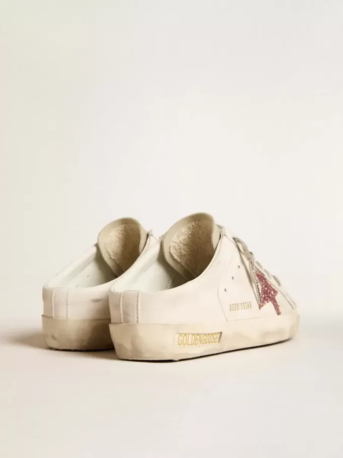 Sabot Super-Star de origen biológico con estrella rosa brillante y puntera de ante Sabot Super-Star de origen biológico con estrella rosa brillante y puntera de ante