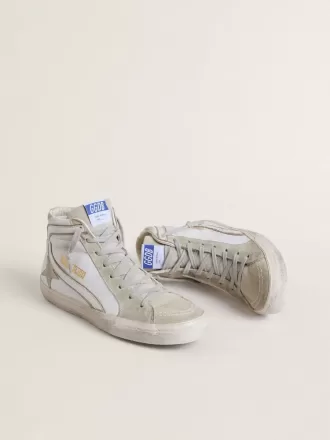 Sandalias de hombre en piel con detalles de ante
