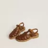Sandalias Maxime Junior en piel marrón Sandalias Maxime Junior en piel marrón