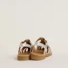 Sandalias Maxime Junior en plata con microglitter Sandalias Maxime Junior en plata con microglitter
