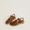 Sandalias Maxime Young en piel marrón