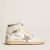 Sky-Star en piel blanca con estrella de piel rosa