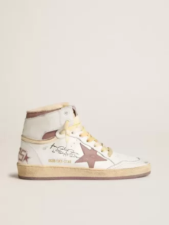 Sky-Star en piel blanca con estrella de piel rosa