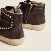 Slide negro con tachuelas para hombre Slide negro con tachuelas para hombre