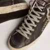 Slide negro con tachuelas para mujer Slide negro con tachuelas para mujer