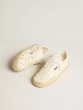 Soul Star en piel napa blanca con estrella de piel blanca