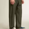 Soul Star para hombre en ante azul con lengüeta de cuero blanco en el talón