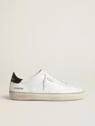 Soul Star para hombre en piel blanca con lengüeta trasera en piel negra
