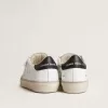 Soul Star para hombre en piel blanca con lengüeta trasera en piel negra Soul Star para hombre en piel blanca con lengüeta trasera en piel negra