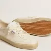 Soul Star para mujer en napa blanca con lengüeta del talón en piel blanca Soul Star para mujer en napa blanca con lengüeta del talón en piel blanca