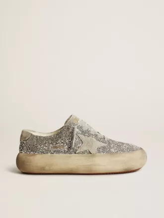 Space-Star para mujer en plata brillante con estrella gris hielo