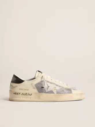 Stardan en piel blanca y malla con estrella de piel blanca.