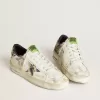 Stardan LAB para hombre en piel blanca con estrella de camuflaje y lengüeta en el talón Stardan LAB para hombre en piel blanca con estrella de camuflaje y lengüeta en el talón