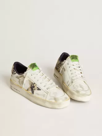 Stardan LAB para hombre en piel blanca con estrella de camuflaje y lengüeta en el talón