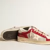 Stardan LTD para hombre en malla y nubuck con estrella de napa y lengüeta de cuero en el talón
