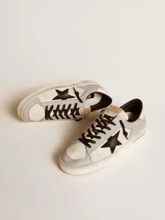 Stardan LTD para hombre en napa y piel con estrella de ante y lengüeta de piel en el talón