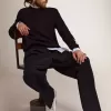 Stardan para hombre con estrella en ante gris hielo y lengüeta azul marino en el talón