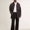 Stardan para hombre en ante y piel con estrella de piel y lengüeta metálica en el talón