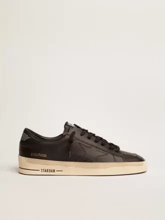 Stardan para hombre en cuero totalmente negro